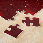 Rotes dekoratives Puzzle (Seite)