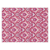 Rotes des Chic bunte und lila ikat Stammes- Muster Tischdecke (Vorderseite (Horizontal))