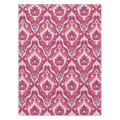 Rotes des Chic bunte und lila ikat Stammes- Muster Tischdecke (Vorderseite)
