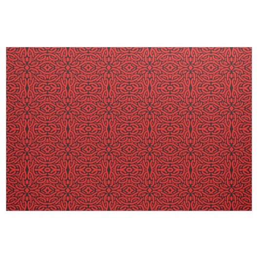 Rotes Design Stoff (Yard (91,4 cm))