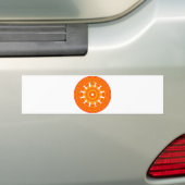 Rotes Dharma-Rad (buddhistische Kunst) Autoaufkleber (Auf Auto)