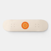 Rotes Dharma-Rad (buddhistische Kunst) Skateboard (Horizontal)