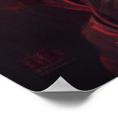 Rotes Dog-Poster Poster (Ecke)