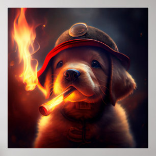 Rotes Dog-Poster Poster