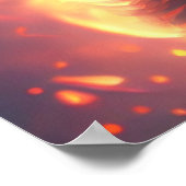 Rotes Dog-Poster Poster (Ecke)