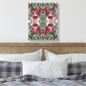 Rotes Dogwood Frucht Natur Abstrakt Leinwanddruck (Insitu (Schlafzimmer))