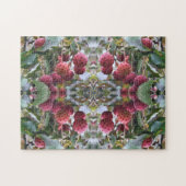 Rotes Dogwood Frucht Natur Abstrakt Puzzle (Horizontal)