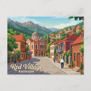 Rotes Dorf (Krasnaya Sloboda) Aserbaidschan Postkarte