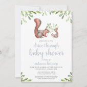 Rotes Dornröschchen durch Kinderdusche Einladung (Vorderseite)