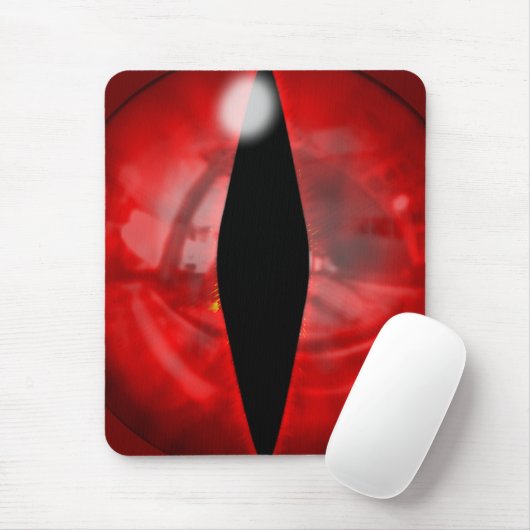 Rotes Drache-Auge Mousepad (Mit Mouse)