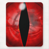 Rotes Drache-Auge Mousepad (Vorne)