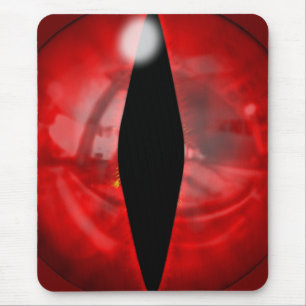 Rotes Drache-Auge Mousepad