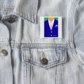 Rotes Drache-Button Milliamperestunde Jongg Button (Beispiel)