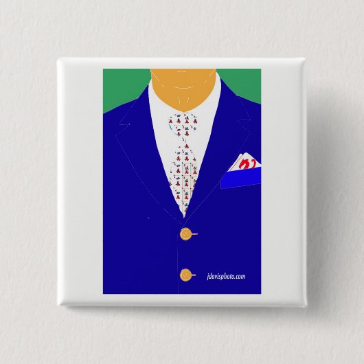 Rotes Drache-Button Milliamperestunde Jongg Button (Vorderseite)