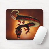Rotes Drache mousepad (Mit Mouse)