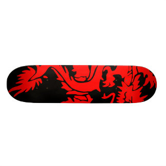 Rotes Drache-Skateboard Skateboard
