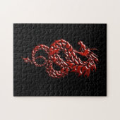 Rotes Drache-Steigen Puzzle (Horizontal)