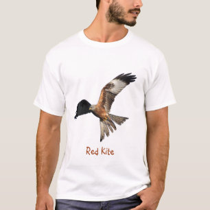 Rotes Drachen-Raubvogel-Shirt T-Shirt