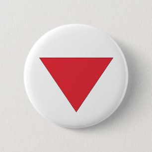 Rotes Dreieck Button