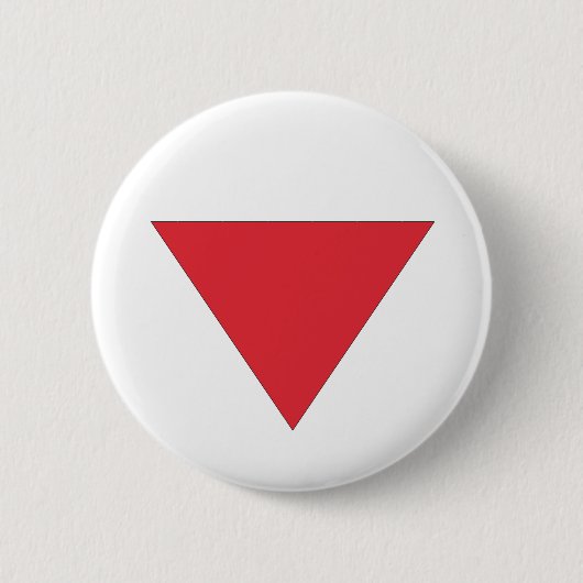 Rotes Dreieck Button (Vorderseite)