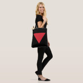 Rotes Dreieck Tasche (Am Model)
