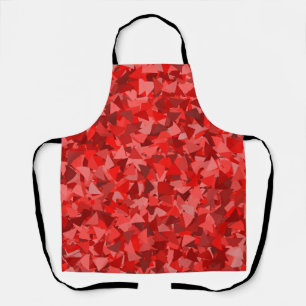 Rotes Dreieckmuster Schürze