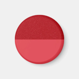 Rotes Dual-Ton Custom Magnet (Strukturiert + Flach