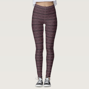 Rotes Dunkelrotes Abstrakte Aquarellkunst Leggings