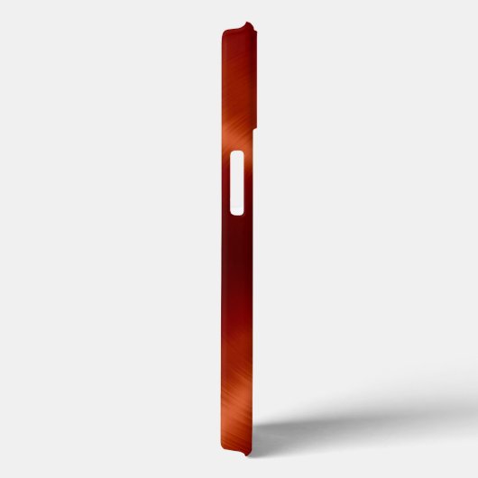 Rotes Edelstahlmetall Case-Mate iPhone Hülle (Rückseite / Rechts)