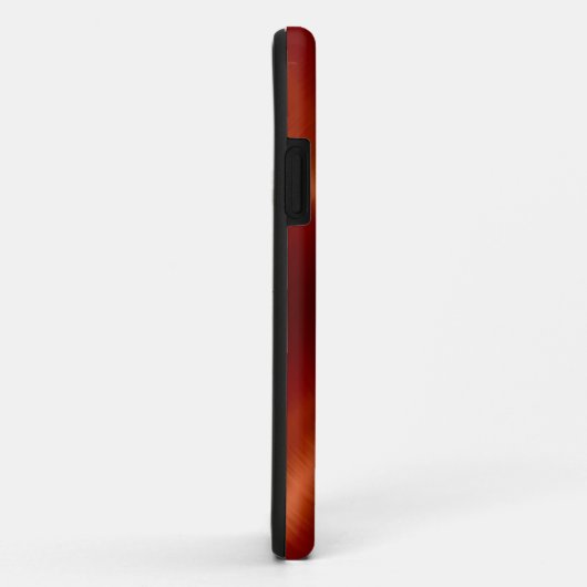 Rotes Edelstahlmetall Case-Mate iPhone Hülle (Hinten/Rechts)