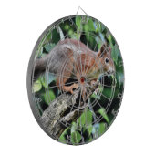 Rotes Eichhörnchen Dartscheibe (Vorderseite Links)