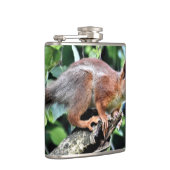 Rotes Eichhörnchen Flachmann (Rechts)