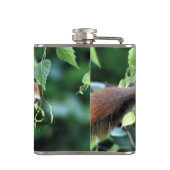 Rotes Eichhörnchen Flachmann (Rückseite)