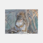 Rotes Eichhörnchen Fleecedecke (Vorderseite (Horizontal))