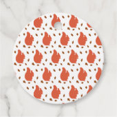 Rotes Eichhörnchen Geschenkanhänger (Vorderseite)