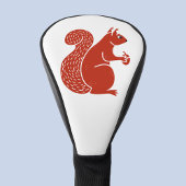 Rotes Eichhörnchen Golf Headcover