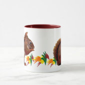 Rotes Eichhörnchen im Herbst Tasse (Zentrum)