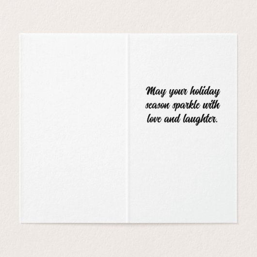 Rotes Eichhörnchen in der Weihnachtskarte des Schn (Innenseite Aufgefaltet)