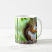 Rotes Eichhörnchen Kaffeetasse (VorderseiteRechts)