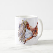 Rotes Eichhörnchen Kaffeetasse (VorderseiteRechts)