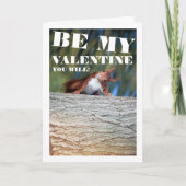 Rotes Eichhörnchen Karte (Vorderseite)