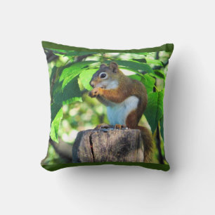 Rotes Eichhörnchen Kissen