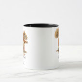 Rotes Eichhörnchen, lustiges Zitat Tasse (Zentrum)