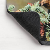 Rotes Eichhörnchen Mousepad (Ecke)