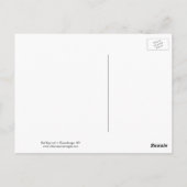 Rotes Eichhörnchen Postkarte (Rückseite)