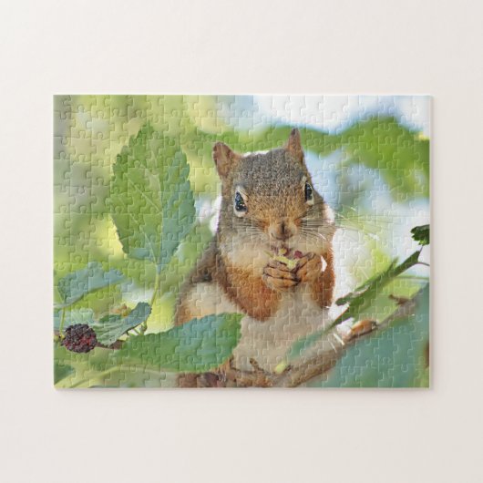 Rotes Eichhörnchen Puzzle (Horizontal)