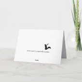 Rotes Eichhörnchen sagt Hallo! Karte (Rückseite)