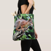 Rotes Eichhörnchen Tasche (Von Nahem)