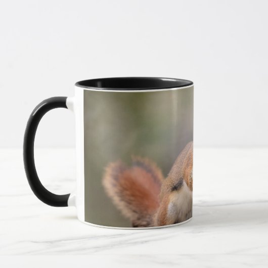 Rotes Eichhörnchen Tasse (Links)
