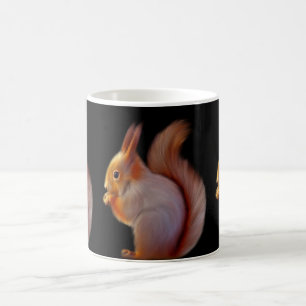 Rotes Eichhörnchen-Tasse Kaffeetasse